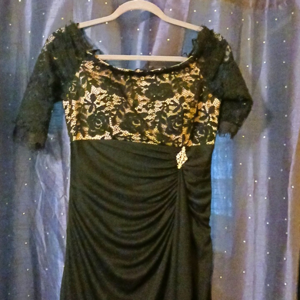 Womens elegant maxi evening gown